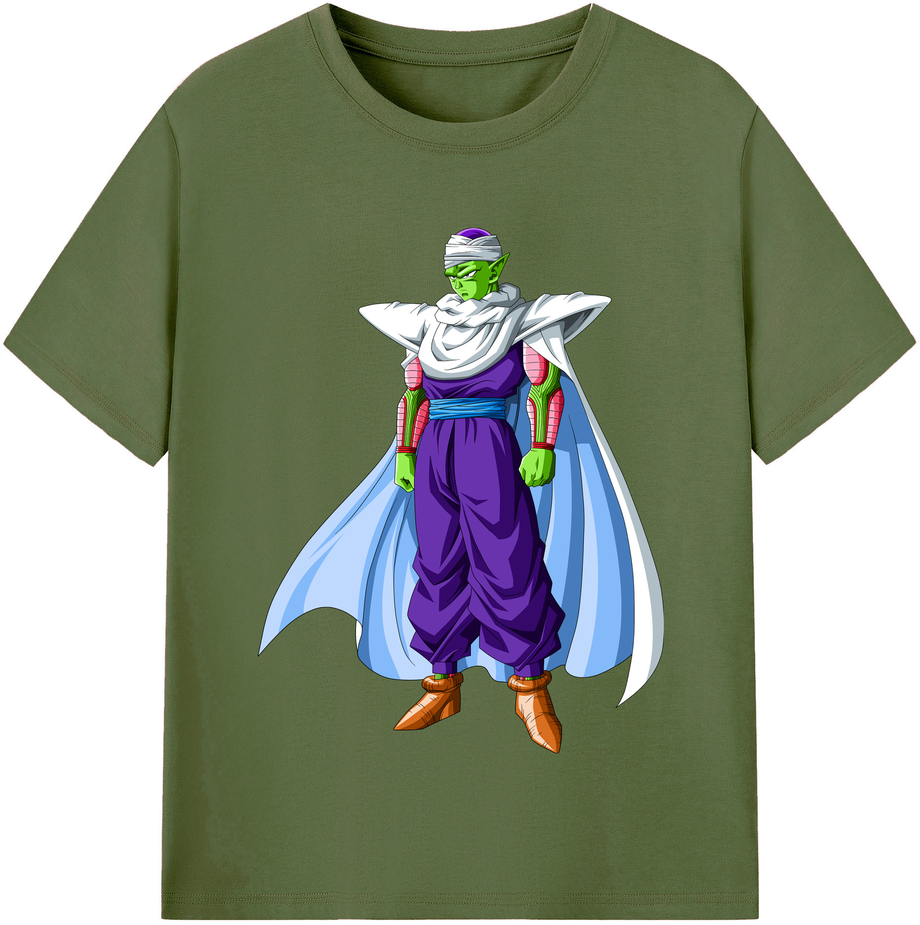 （画像用） ドラゴンボール ピッコロ DRAGON BALL Piccolo 綿100％半袖Tシャツ（フロントプリント）